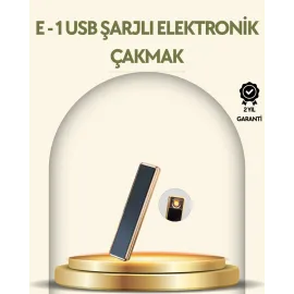 Usb Şarjlı Alevsiz Elektronik Çakmak – Rüzgara Dayanıklı, Gazsız, Güvenli Kullanım