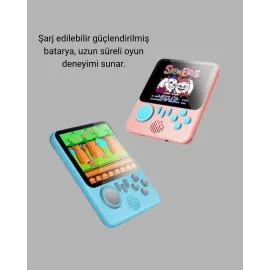 Taşınabilir Retro Oyun Konsolu – 3.5 İnç Lcd, 666 Klasik Oyun, Tv Destekli