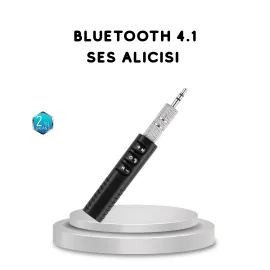 Mini Bluetooth Ses Alıcısı 3.5Mm Girişli Kablosuz Müzik Adaptörü