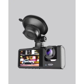 Üç Kameralı Araç Dvr Full Hd Gece Görüşlü Ve 2 Inç Ips Ekranlı