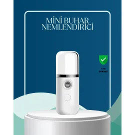 Akıllı Pro Teknolojili Şarjlı Nemlendirici – Portatif Cilt Ve Hava Nemlendirici Cihaz