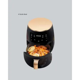 2400W Güçlü Airfryer 6L Yağsız Sağlıklı Pişirici LCD Dokunmatik