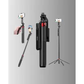 Dikey Ve Yatay Çekim Destekli Selfie Stick Tripod