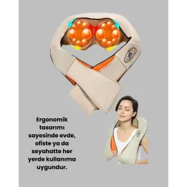 Kas Eklem Ağrılarına Ovmalı Isıtmalı Boyun Omuz Bel Masaj Aleti