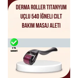 Titanyum Mikro İğneli Dermaroller 1 Mm Kırışıklık Ve Leke Karşıtı