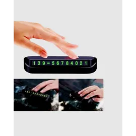 Fosforlu Işıltı ile Araç İçi Telefon Numaratörü – Güvenli Parkın Anahtarı