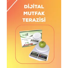 LCD Ekranlı Yüksek Hassasiyetli Dijital Mutfak Terazisi