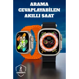 Kablosuz Şarjlı, Çağrı Ve Müzik Kontrolü Sağlayan Akıllı Saat