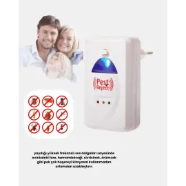 Ultrasonik Haşere Kovucu Cihaz – Sessiz, Kimyasalsız ve Etkili Koruma