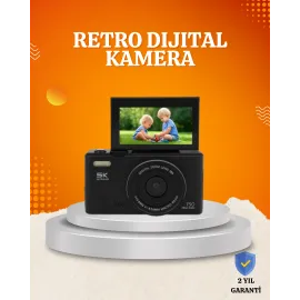 75Mp 5K Video Destekli Dijital Kamera 18X Zoom Çok Eksenli Stabilizasyon