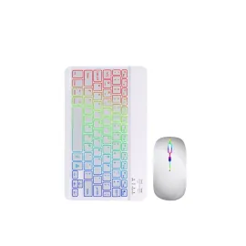 Kablosuz Aydınlatmalı Klavye Mouse Seti Türkçe Q Tuş Dizilimi