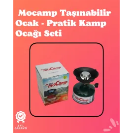 Kolay Ayarlanabilir Alevli ve Güvenli Metal Kamp Ocağı