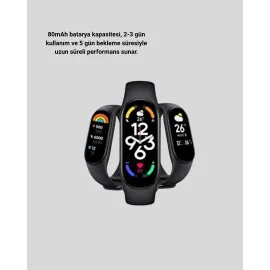 Akıllı Bileklik – Kalp Atış, Uyku Ve Adım Takibi, Ip67 Su Geçirmez