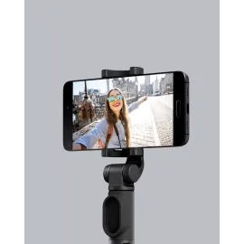 Bluetooth Selfie Çubuğu – 360° Dönebilen Başlık, Kablosuz Bağlantı
