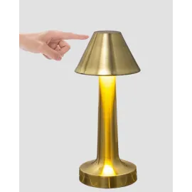 Led Masa Lambası 3 Renk Ayarlı Şarjlı Kablosuz Modern Tasarım