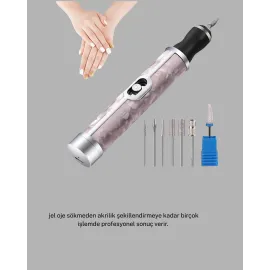 Protez Tirnak Kurutma Törpü Seti