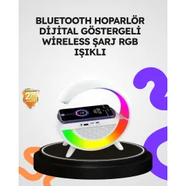 2025 Yeni Seri 15W Kablosuz Şarjlı Led Atmosfer Lambası