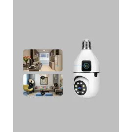 1080P WiFi Ampul Güvenlik Kamerası – Gece Görüş & Uzaktan Erişim