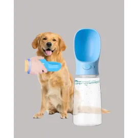 Gıda Sınıfı Malzemeli Evcil Hayvan Su Şişesi BPA İçermez Tek Tuş Kontrol