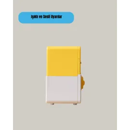 ATM Tasarımlı Sarı Işıklı Sesli Elektronik Kumbara