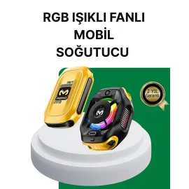 7 Kanatlı Vortex Fanlı Akıllı Telefon Soğutma Aparatı