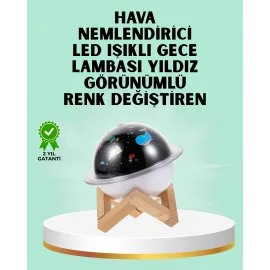 Projektör Işığı Bulunan Usb Bağlantılı Mini Aromaterapi Destekli Hava Nemlendirici