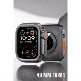 45 MM Gri Kasa Ultra Akıllı Saat Sesli Görüşme, Sağlık Takibi, Suya Dayanıklı