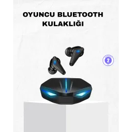 Oyuncu Bluetooth Kulaklık Tam Kablosuz Stereo Led Işıklı