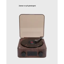 Bluetooth Hoparlörlü Gece Lambası Dijital Saat Ve Ambiyans Işığı Çok Amaçlı