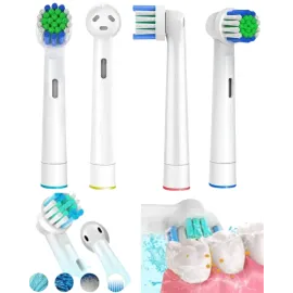 Renk Halkalı Aile Tipi Diş Fırçası Yedek Başlığı 4’Lü Paket