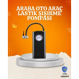 Taşınabilir Elektrikli Oto Motosiklet Bisiklet Lastik Şişirme Pompası