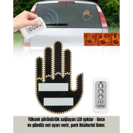 2025 Orijinal LED El Park Uyarı Sistemi Uzaktan Kumandalı