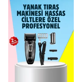 Çift Başlıklı Taşınabilir Tıraş Cihazı