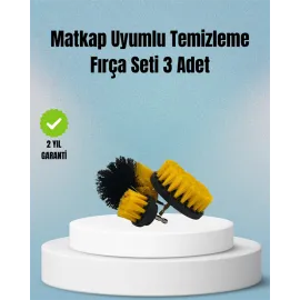 Matkap Uyumlu Temizlik Fırçası – Kablolu Ve Akülü Matkaplarla Kullanılabilir