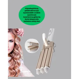 Bukle Saç Maşası – Kolay Kullanım, Sağlıklı Bukleler yüksek ısılı