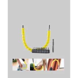 12 Parça Akrobat Bits Seti Çok Amaçlı Vidalama Dayanıklı Çelik