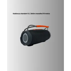 Bluetooth 5.1 Kablosuz Hoparlör Derin Bas Rgb Işıklı
