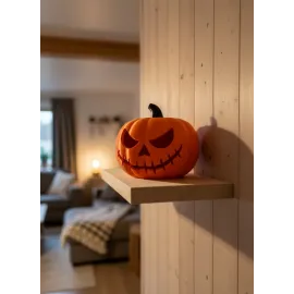 21 Cm Kapaklı Balkabağı Kutu Konsept Dekor