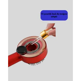 Kırmızı LED Işıklı Saç Derisi Masaj Aleti