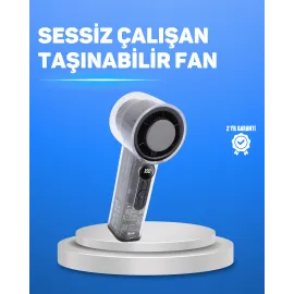 Ultra Sessiz Usb Şarjlı Fan | Taşınabilir Ve Hafif Tasarım