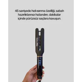 Seramik Plakalı Daling Saç Düzleştirici Kırılma ve Dolanma Önleyici