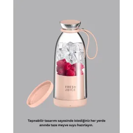 4 Bıçaklı Gıda Sınıfı Paslanmaz Çelik Taşınabilir Blender