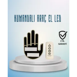 Aracınız İçin Eğlenceli Ve Güvenli İletişim: Led Jest Lambası, Uzaktan Kumandalı, Kolay Montaj