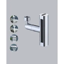 360° Dönebilen Musluk Başlığı 4 Fonksiyonlu Su Tasarruflu ve Dayanıklı