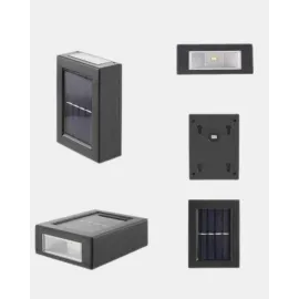 Solar Dış Mekan Aplik Su Geçirmez Dayanıklı Led Aydınlatmalı