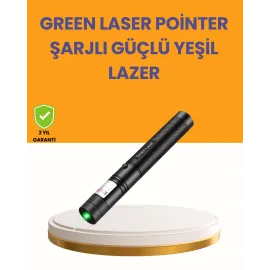 5000Mw Yeşil Lazer Pointer Profesyonel Uzun Menzilli
