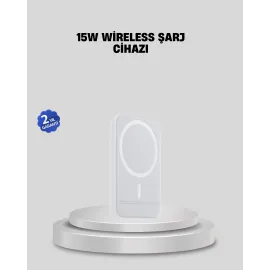15W Araç Telefon Tutucu Kablosuz Hızlı Şarj Özellikli