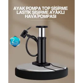 Extra Güçlü Ayak Pompası Otomobil Motosiklet Bisiklet Uyumlu