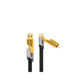 4'ü 1 Arada Metal Hızlı Veri Kablosu – 65W Güç, 27W Iphone Desteği, 480Mbps Aktarım