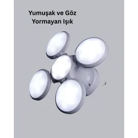 Güneş Enerjili Ve Usb Şarjlı Led Kamp Lambası – 5 Farklı Işık Modlu, Askılı Tasarım